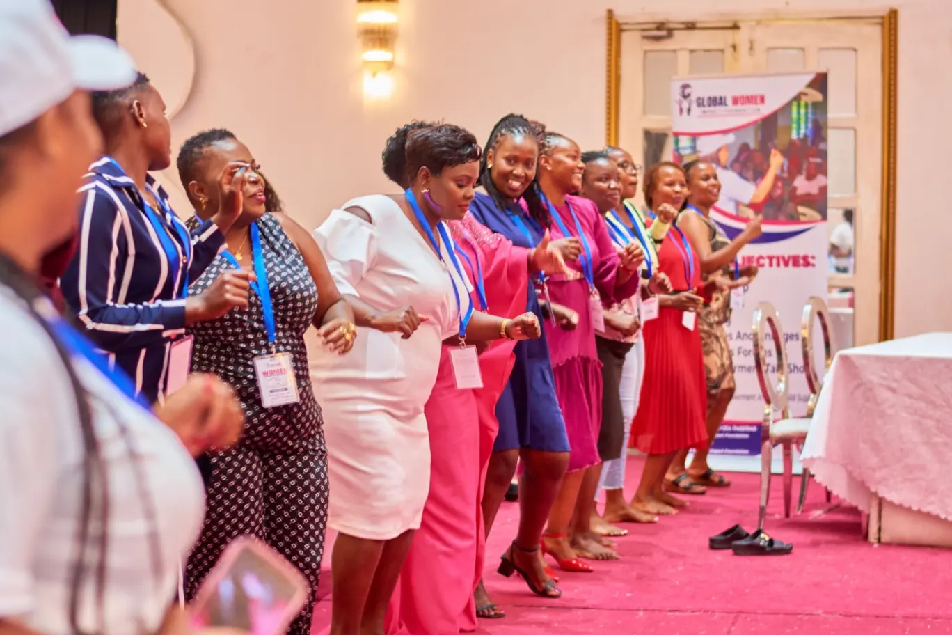 Women connecting at a Global Women Impact Foundation event